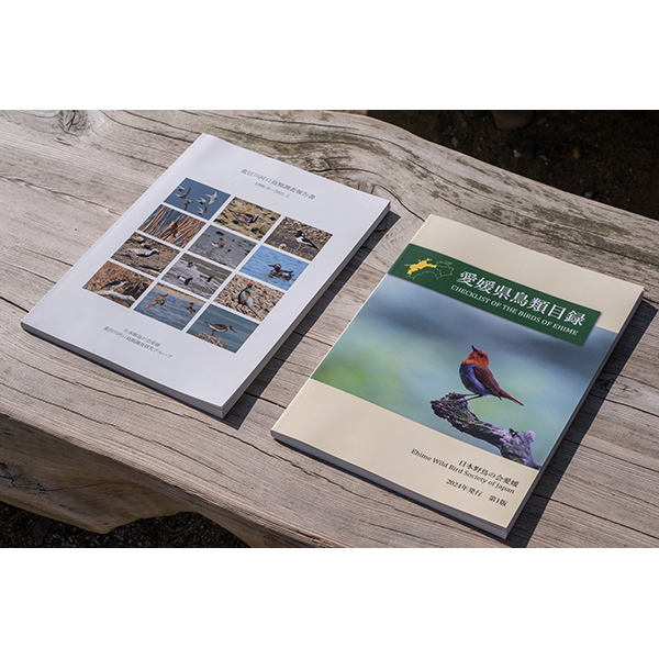 日本野鳥の会愛媛の『愛媛県鳥類　目録』『重信川河口鳥類調査報告書』（1名）