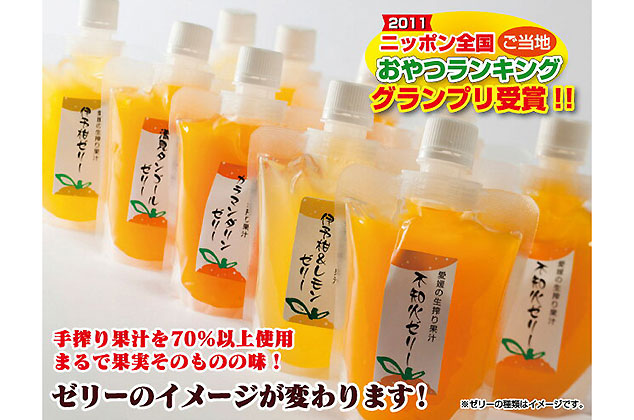 極々果実 旬のちゅうちゅうゼリー 10本セット/田那部青果